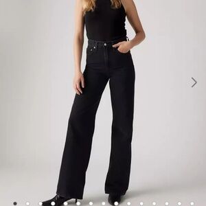 Levi's Ribcage Wide-Leg Jeans